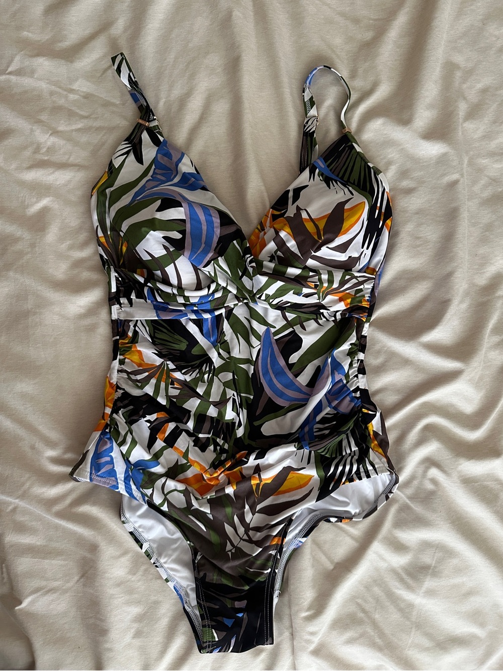Tropical One-Piece Swimsuit - Calvin Klein